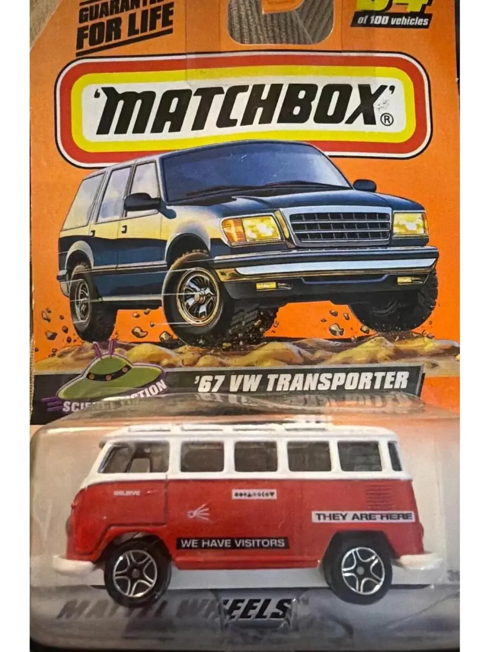 67 VW Transporter Matchbox Die-Cast Model Science Fiction Edition